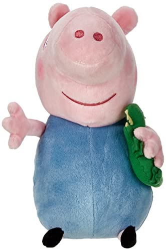 Ty Peppa Pig George - Peluche, Peppa le cochon, Peppa Large, 28 cm