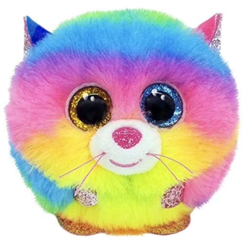 Ty UK Ltd- Gizmo Cat Puffies Peluche, Multicolor (42520)