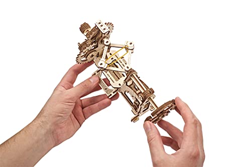 UGEARS Stem Kit de Modelo de Tacómetro – Puzzles de Madera 3D para Adultos, Adolescentes y Niños – Kit de Ciencia Mecánica DIY para Autoensamblaje – Puzzles 3D Educativos e Ingeniería con App 8+
