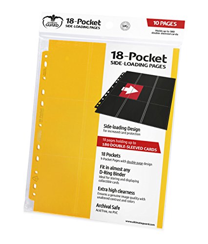 Ultimate Guard 18-Pocket Pages Side-Loading Amarillo (10)