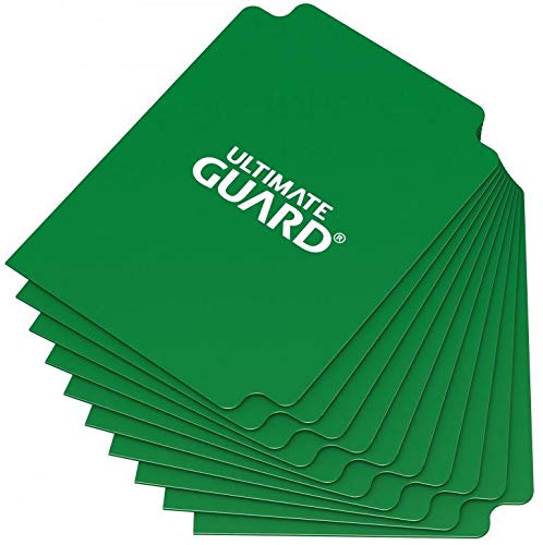 Ultimate Guard Card Dividers Tarjetas Separadoras para Cartas Tamaño Estándar Verde (10)