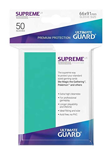 Ultimate Guard UGD10795 Supreme - Juego de Cartas de Türkis (tamaño estándar), Color Azul