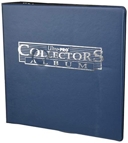 Ultra Pro-E-81442-E Hojas para Album de Cartas, Color Transparente, 1-Pack (UPR81442) + Pro-E-81398 Álbum para Cartas, Color Azul, Miscelanea (ALB3COLNV)