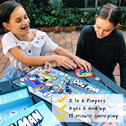 University Games Dog Man Attack of The Fleas Board Game | For 2-6 Players