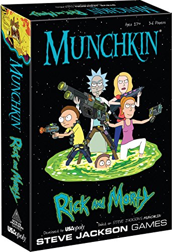 USAopoly- Munchkin: Rick y Morty, colores variados, talla única (MU085-434) , color/modelo surtido