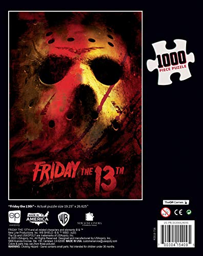 USAopoly-RD-RS101008 Friday The 13th Puzzle Viernes 13, Multicolor, único (PZ010-716-002000-06)