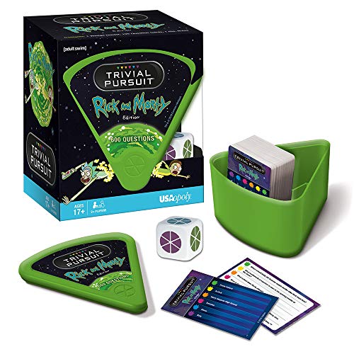 USAopoly Rick and Morty Trivial Pursuit Board Game - Ingles
