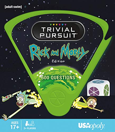 USAopoly Rick and Morty Trivial Pursuit Board Game - Ingles