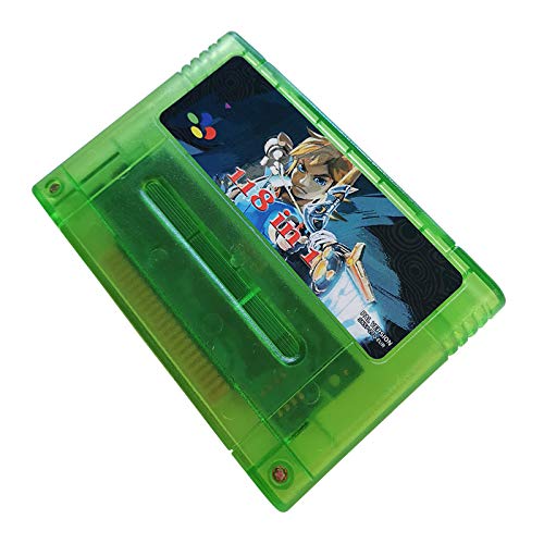 Versión Europea Inglés Super 118 en 1 Cartucho de Videojuego Multicart de 16 bits 13 Juegos Ahorro de batería Adecuado para Todas Las Consolas de Juegos SNES
