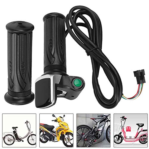 VGEBY Empuñadura del Acelerador de la Bicicleta, Pantalla LCD de cantidad eléctrica Regula la Velocidad de la Bicicleta eléctrica Electirc Scooter Bicicleta (36V)