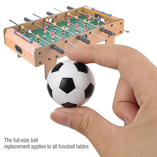 VGEBY1 Reemplazo del balón de fútbol de la Mesa, Mini Accesorio de Mesa del Juego del futbolín de la Bola del Foosball(6 unids)