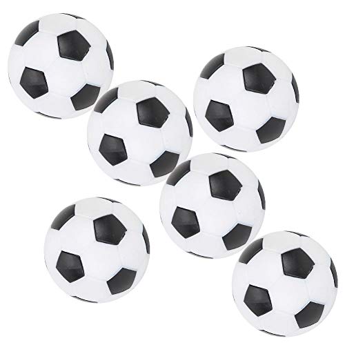 VGEBY1 Reemplazo del balón de fútbol de la Mesa, Mini Accesorio de Mesa del Juego del futbolín de la Bola del Foosball(6 unids)