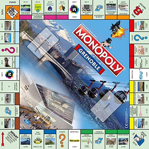Winning Moves- Monopoly Grenoble, 0472 , color/modelo surtido