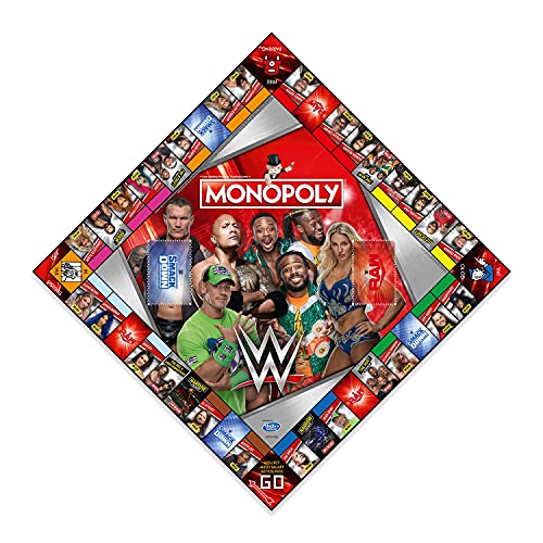 Winning Moves WWE Monopoly Juego de Mesa (WM01146-EN1-6)