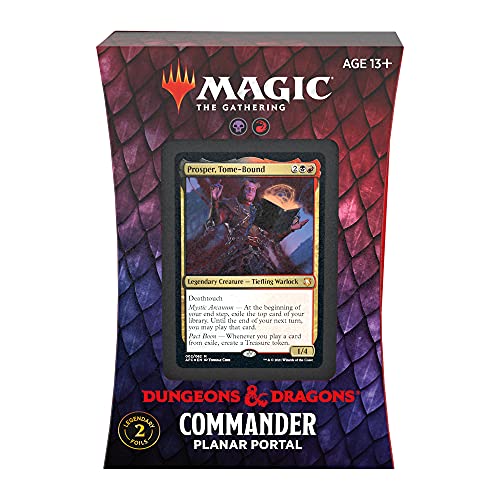 Wizards of the Coast Magic: The Gathering - Aventuras en los reinos olvidados Commander Display (Juego de 4), Multicolor, C87490000