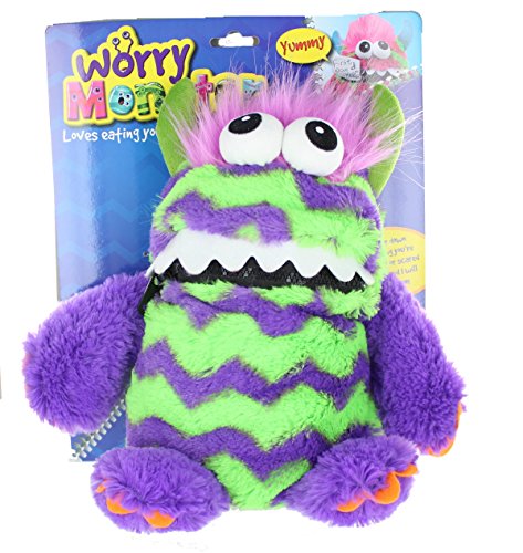Worry Monster Preocupación Monstruo Peluche Suave Juguete púrpura y Verde