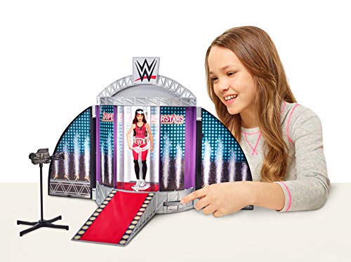 WWE- Escenario Superestrellas de Las Figuras de acción, Multicolor (Mattel FGY29)