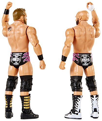 WWE Pack de 2 figuras básicas con accesorios, Dash Wilder y Scott D'Amore (Mattel FMF76)