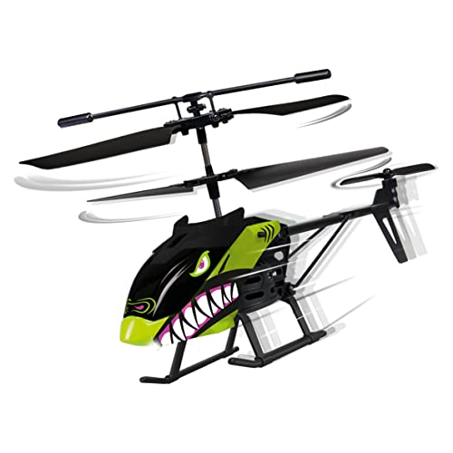 Xtrem Raiders - Helicóptero Teledirigido Shark, Helicopteros Teledirigidos, Helicoptero Juguete RC, 3,5 Canales, Indoor, Elicoptero Teleridijido Niño 8 Años O Más