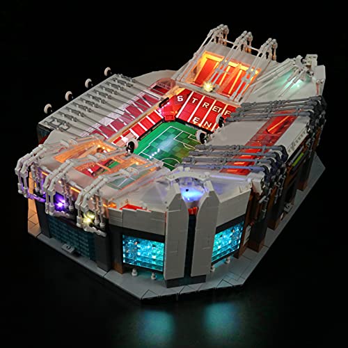 YBLOC Kit De Iluminación LED para Lego 10272 Creator Expert Old Trafford - Kit De Construcción del Manchester United, Espectáculo De Luces Compatible con Lego 10272 (No Incluye El Juego Lego)