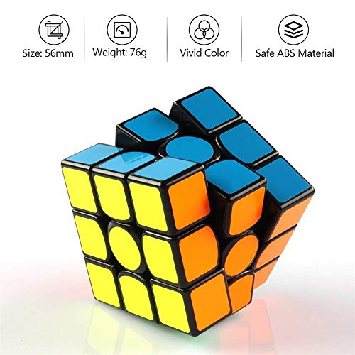 YING Speed Magic Cube GAN 356 Air SM 3x3x3 Speed Cubes Cubo de Rompecabezas Profesional, Juguetes de Rompecabezas para Competencia Profesional para Adultos