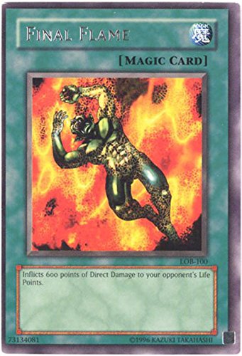 YU-GI-OH! - Final Flame (LOB-100) - Legend of Blue Eyes White Dragon - Unlimited Edition - Rare by