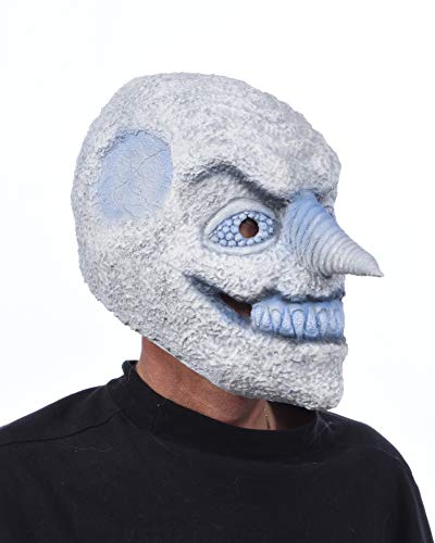 Zagone Studios Frostbite Evil Snowman - Máscara de látex, color azul claro