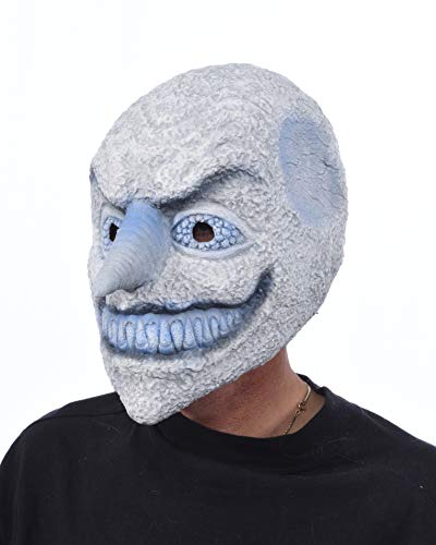 Zagone Studios Frostbite Evil Snowman - Máscara de látex, color azul claro