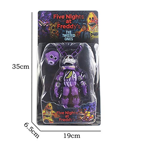 Zhongkaihua - Set de 1/6/8 piezas de figuras FNAF de 16,5 pulgadas - Juguetes de adorno de Five Nights At Freddy's, diferentes estilos y colores