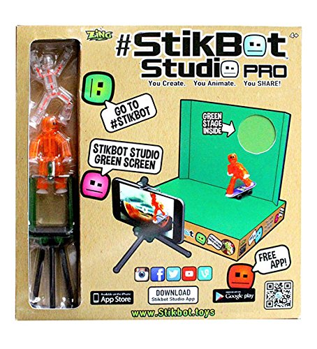 Zing Toyshed - Stickbot Stikbot Personajes y Pantalla de animación, TST617.SKB