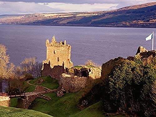 1000 piezas de madera rompecabezas loch ness urquhart castillo escocia castillo gran juego de rompecabezas para adultos y adolescentes
