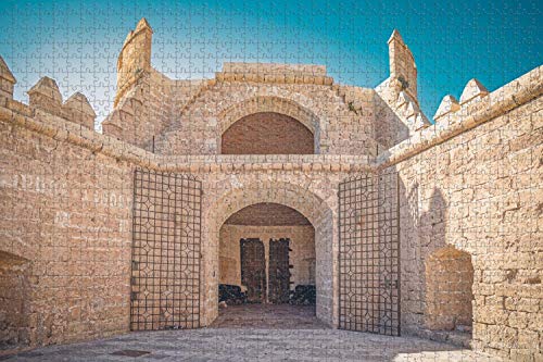 1000 piezas-España Alcazaba Castillo Málaga Rompecabezas para adultos Regalo de viaje de madera Recuerdo