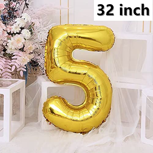 2 globos con el número 15 dorado + guirnalda de cumpleaños + guirnalda de cumpleaños dorada + guirnalda de cumpleaños dorada para 15 años