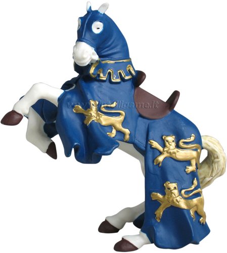 39339 - Caballo de Ricardo Corazón de León, Azul [Importado de Alemania]