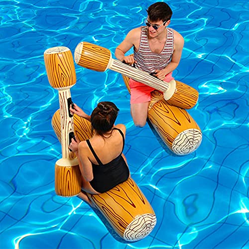 4 PCS Paquete Inflatable Flotante Juguetes De Agua Flotante Aerados Registros De Batalla, Piscina Flotadores Barcos Inflables Para Piscina Playa Piscina Piscina Juguetes Para Niños,4 pieces