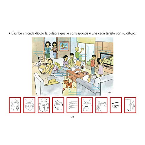 4º Cuaderno de lectoescritura para El Alumno/ Editorial Geu/ Recomendado Infantil-Primaria/ mejora la estructuración lingüistica (Niños de 3 a 6 años)