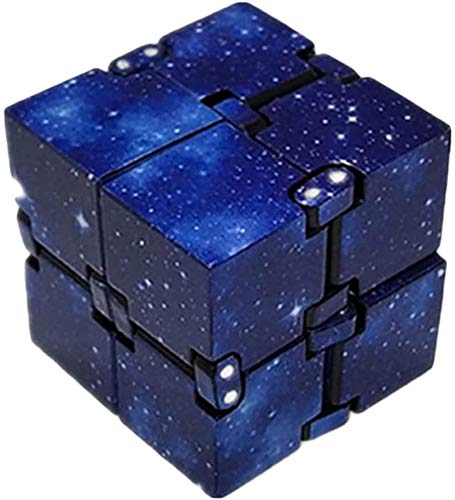 4x4x4 DescompresióN Ilimitada Cubo De Negro PúRpura Cielo Estrellado ProteccióN del Medio Ambiente Juguete Educativo Duradero PláStico De ProteccióN Ambiental Abs FáCil De Tornear Y Liso Jugar
