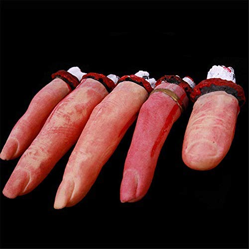 5 dedos falsos cortados - accesorios disfraz de cosplay de halloween halloween - trucos - magia - chistes - juegos de prestigio - horror - horror horror cosplay