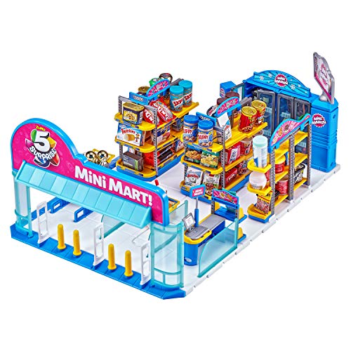 5 Surprise Mini Marcas Electrónica Mini Mart con 4 Mystery Mini Marcas Playset de ZURU
