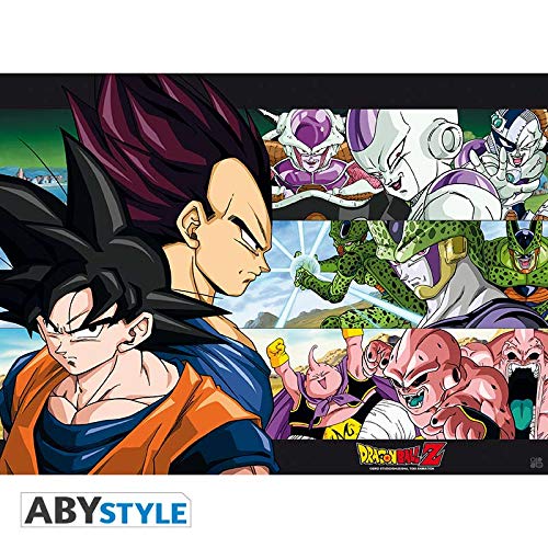 ABYstyle Dragon Ball – Póster DBZ/Sangoku & Ennemis (52 x 38) (Abysse Corp_ABYDCO182)