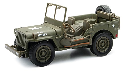 Ak Sport Jeep Militar Willis Misión, Color Verde (Newray 301005)