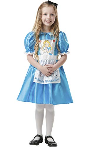 Alicia en el País de las Maravillas - Disfraz de Alicia para niña, infantil 5-6 años (Rubies 641005-M)