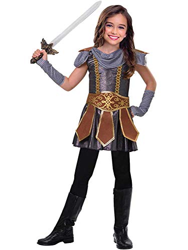 amscan 9903192 - Disfraz de guerrero para niñas (11 a 12 años)