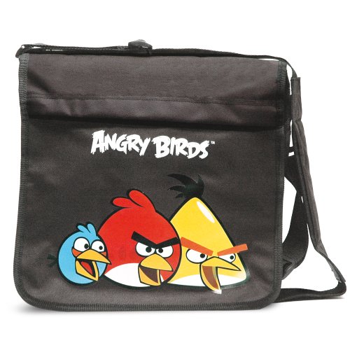 Angry Birds - Bolso Bandolera, Color Negro