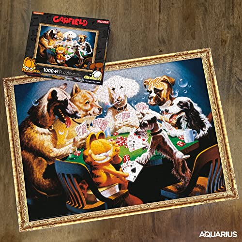 AQUARIUS Garfield Bold Bluff Puzzle (1000 Piezas Puzle Rompecabezas) - Garfield Merchandising & Collectibles - Resplandor Gratis - Precisión para - Prácticamente Sin Puzzle Polvo - 20 x 28 Inches