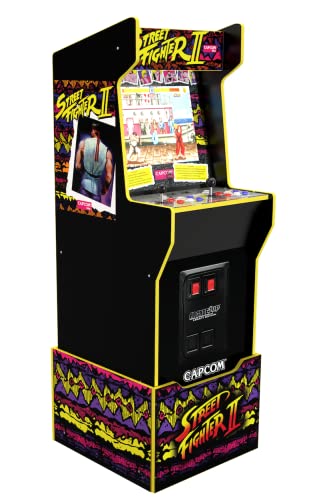 Arcade1UP-Arcade1UP-Street II Street Fighter Capcom Legacy con Soporte, Multicolor (1220000272989)