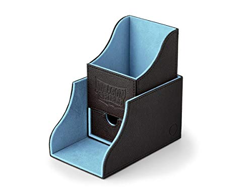 Arcane Tinmen ApS ART40203 Dragon Shield - Juego de Funda y cajón para los Dados, Color Negro y Azul