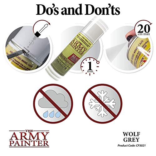 Army Painter CP3021 Colour Primer - Wolf Grey by Army Painter