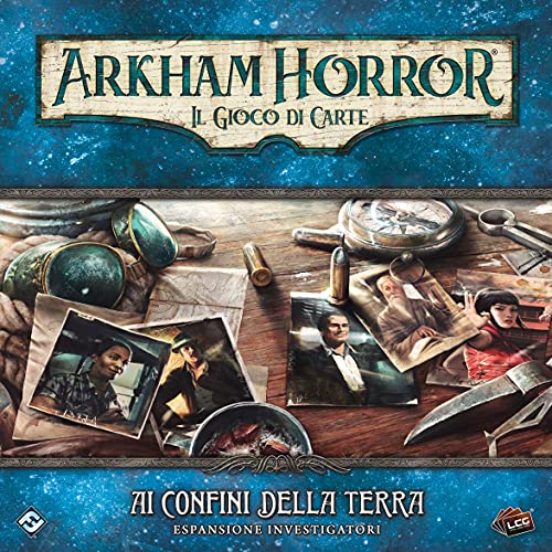 Asmodee - Arkham Horror, el Juego de Cartas: Ai Confini Della Tierra, expansión de inversores, edición en Italiano, 9668