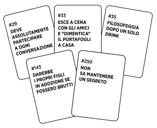 Asmodee Italia Drunk, Stoned or Stupid, Juego de Cartas Prohibido a los Menores de 18, edición en Italiano, 8416